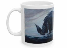 Graffet Mug Espadon Gauche Côté gauche du mug Vaisseau-Espadon de Didier Graffet