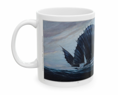 Graffet Mug Espadon Gauche Côté gauche du mug Vaisseau-Espadon de Didier Graffet