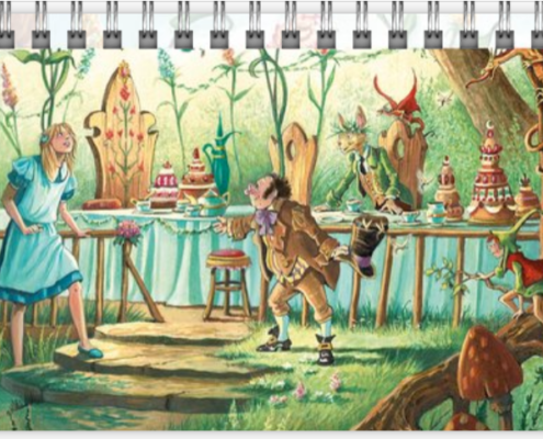 Mois de juin du calendrier de bureau 2026 de Florence Magnin