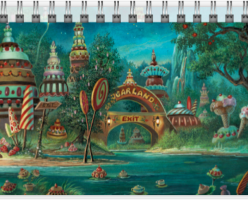 Mois de septembre du calendrier de bureau 2026 de Florence Magnin