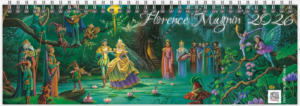 Couverture du calendrier de bureau 2026 de Florence Magnin