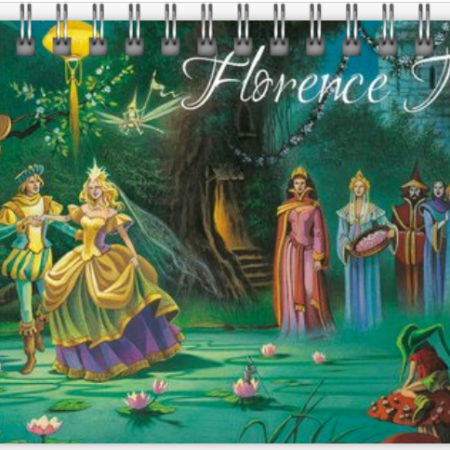 Couverture du calendrier de bureau 2026 de Florence Magnin