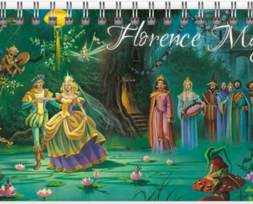 Couverture du calendrier de bureau 2026 de Florence Magnin