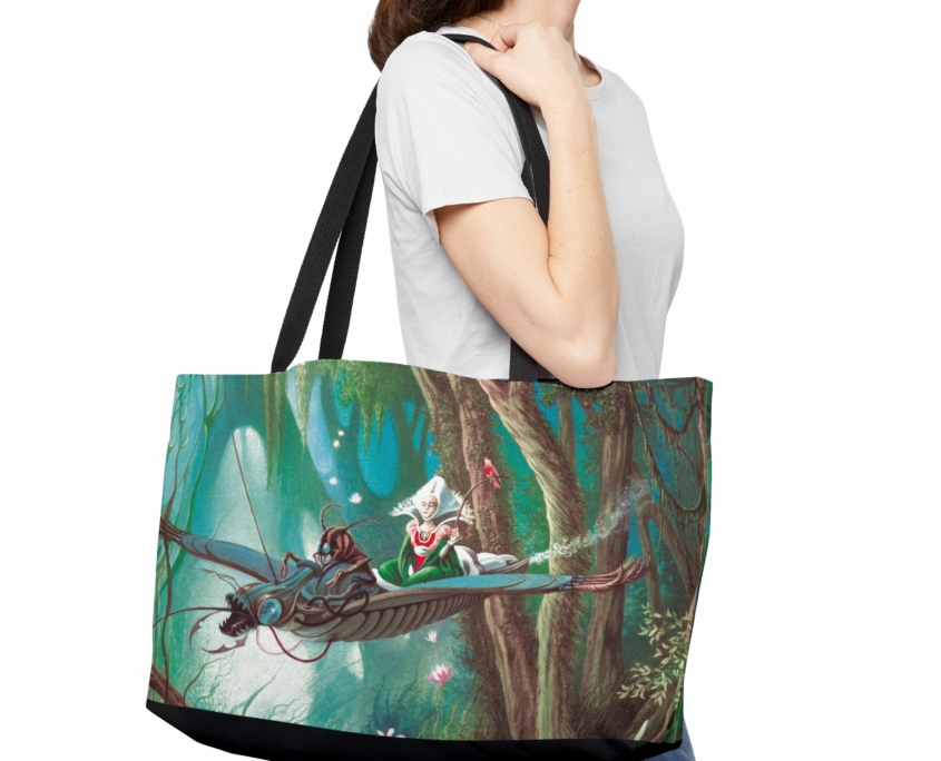 Magnin Sac La Promenade 70 x 45 Context 2 Sac fourre-tout (tote bag) La Promenade au format 70 x 45 cm de Florence Magnin en contexte