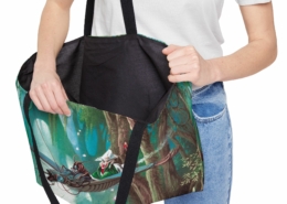 Magnin Sac La Promenade 70 x 45 Context 3 Sac fourre-tout (tote bag) La Promenade au format 70 x 45 cm de Florence Magnin en contexte