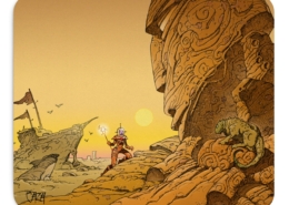 Tapis de souris Le paysage jaune par Philippe Caza