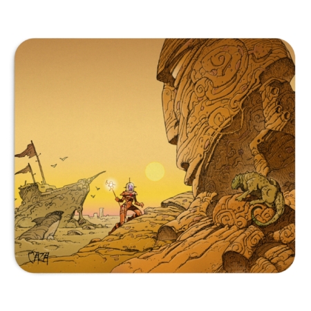 Tapis de souris Le paysage jaune par Philippe Caza