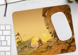 Tapis de souris Le paysage jaune par Philippe Caza contexte