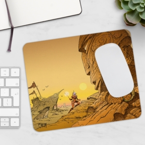 Tapis de souris Le paysage jaune par Philippe Caza contexte