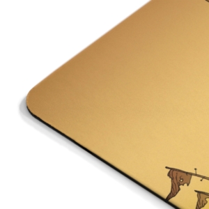 Tapis de souris Le paysage jaune par Philippe Caza vue rapprochée