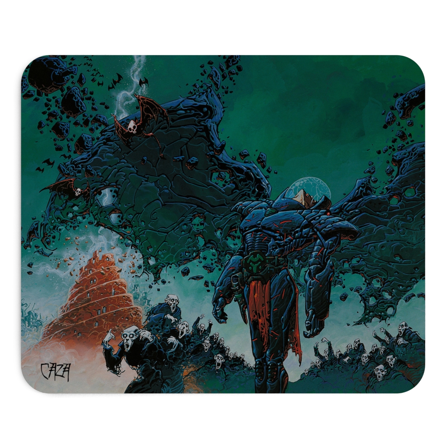 Tapis de souris Le dieu foudroyé par Philippe Caza