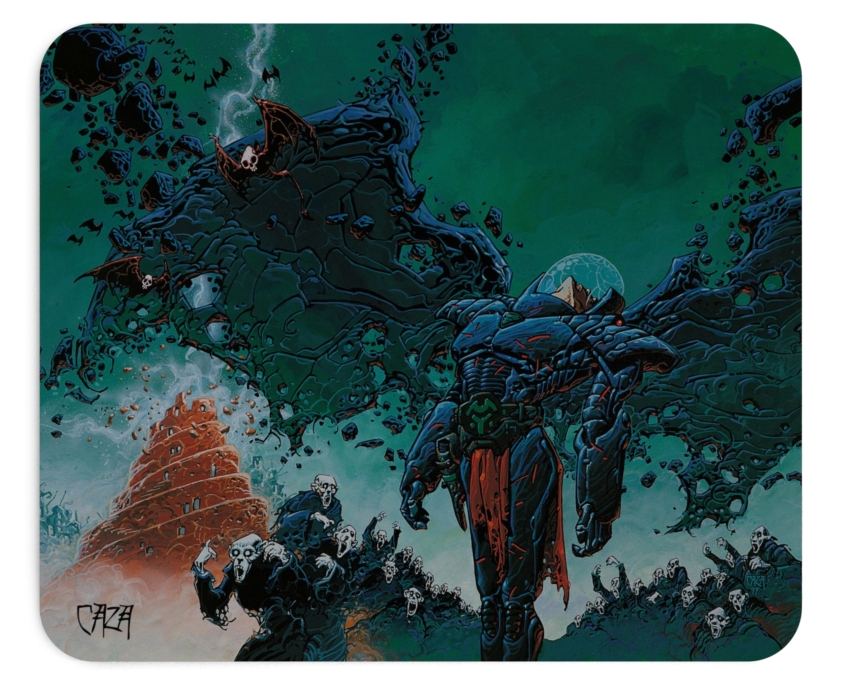 Tapis de souris Le dieu foudroyé par Philippe Caza