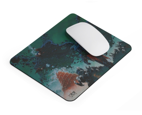 Tapis de souris Le dieu foudroyé par Philippe Caza