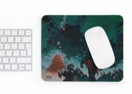 Tapis de souris Le dieu foudroyé par Philippe Caza contexte