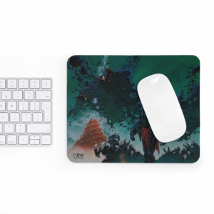 Tapis de souris Le dieu foudroyé par Philippe Caza contexte