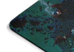 Tapis de souris Le dieu foudroyé par Philippe Caza vue rapprochée