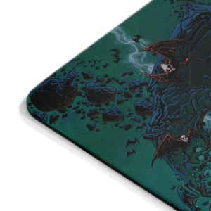 Tapis de souris Le dieu foudroyé par Philippe Caza vue rapprochée