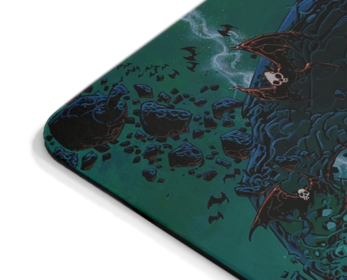 Tapis de souris Le dieu foudroyé par Philippe Caza vue rapprochée