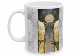 Graffet Mug Dragonfly gauche Côté gauche du mug Art Deco-Dragonfly Hall de Didier Graffet