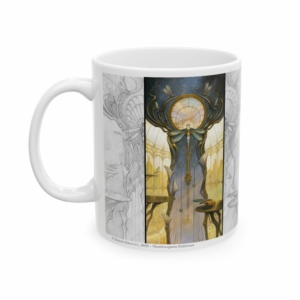 Côté gauche du mug Art Deco-Dragonfly Hall de Didier Graffet