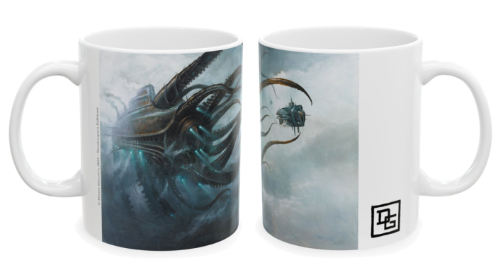 Les deux faces du mug Le Léviathan de Didier Graffet