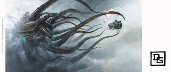 Nautilus-Leviathan Déroulé du mug Le Léviathan de Didier Graffet