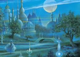 Pays lunaire Déroulé du mug Le Pays lunaire de Florence Magnin