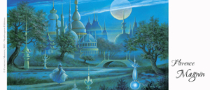 Déroulé du mug Le Pays lunaire de Florence Magnin