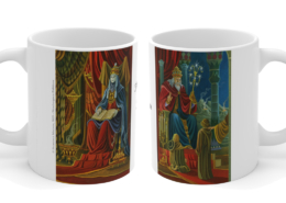 Magnin mug Pretresse et Pretre Les deux faces du mug Ecclésiastique de Florence Magnin