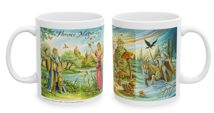 Les deux faces du mug Frise de Bâtons de Florence Magnin