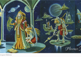 Quadri-Deniers Déroulé du mug de la frise des Deniers de Florence Magnin