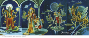 Déroulé du mug de la frise des Deniers de Florence Magnin