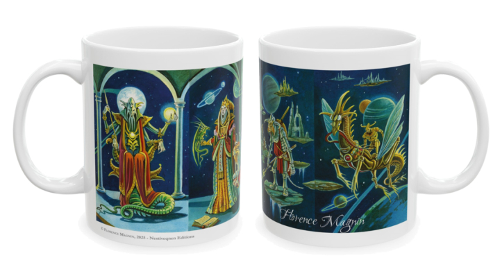 Les deux faces du mug Frise de Deniers de Florence Magnin