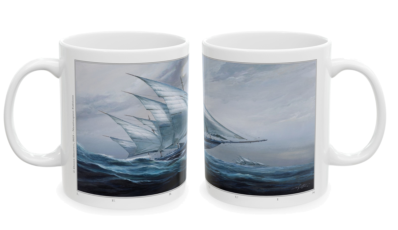 Graffet Mug Requin deux cotes Les deux faces du mug Le Requin de Didier Graffet