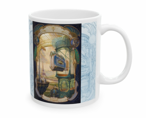 Graffet Mug Trocadéro droit Côté droit du mug Art Deco-Trocadéro de Didier Graffet