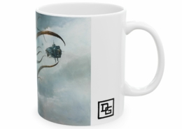 Graffet Mug Leviathan droit Côté droit du mug Jules Verne-Leviathan de Didier Graffet
