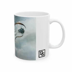 Côté droit du mug Jules Verne-Leviathan de Didier Graffet