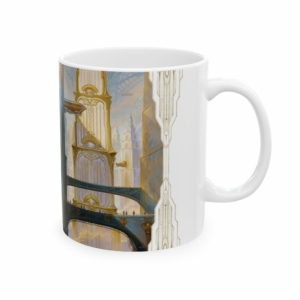 Côté droite du mug Art Deco-Downtown Heart de Didier Graffet