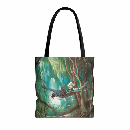 Sac fourre-tout (tote bag) La Promenade au format 40 x 40 cm de Florence Magnin