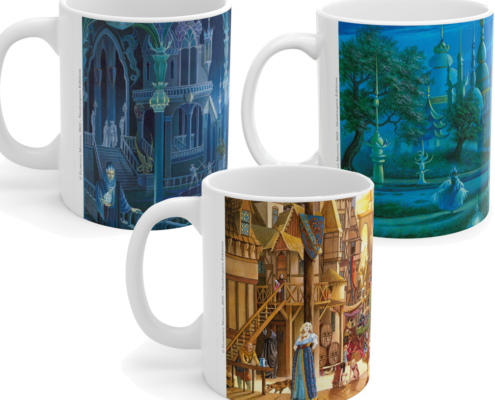 Mugs Magnin 3 Trois-quarts Les 3 mugs de la série "Trois-quarts" de Florence Magnin
