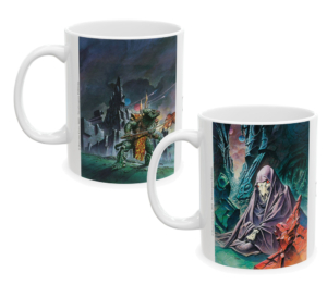 Les 2 mugs de la série Tschaï de Philippe Caza