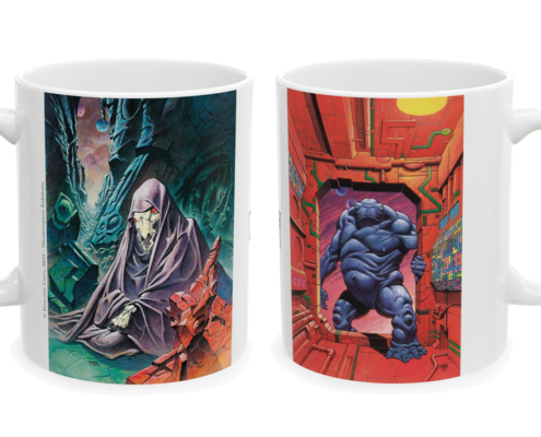 Caza Mug Tschai B droite et gauche Les deux faces du mug Tschaï B de Philippe Caza