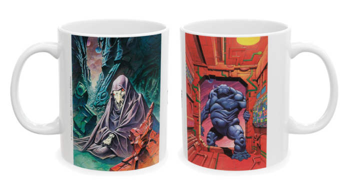 Les deux faces du mug Tschaï B de Philippe Caza