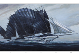 Vaisseau-Espadon Déroulé du mug L'Espadon de Didier Graffet